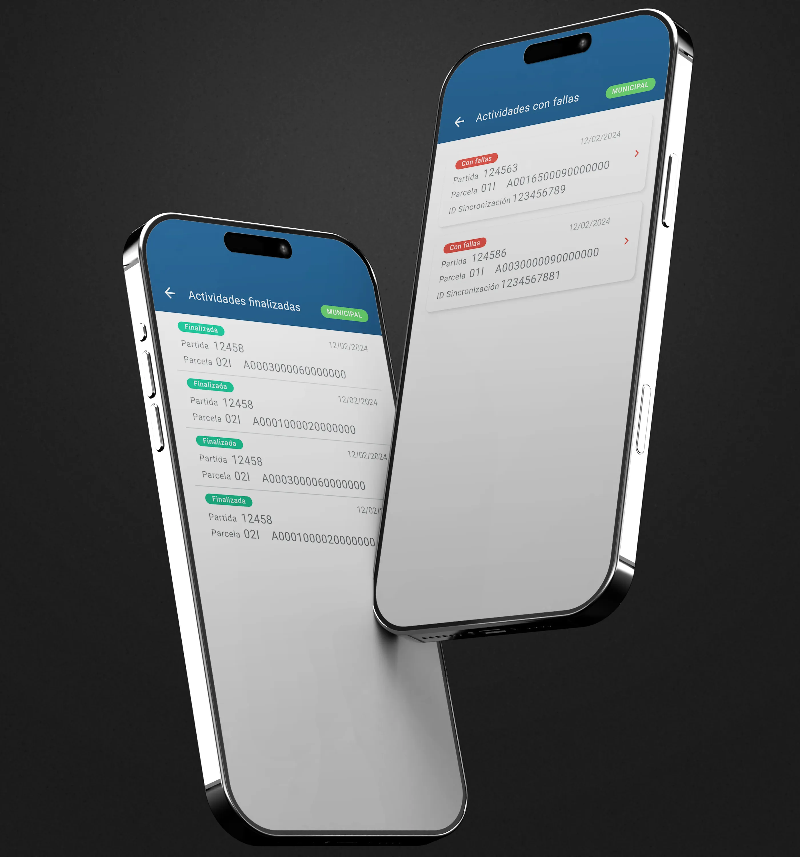 App Formosa — listas de actividades por rol